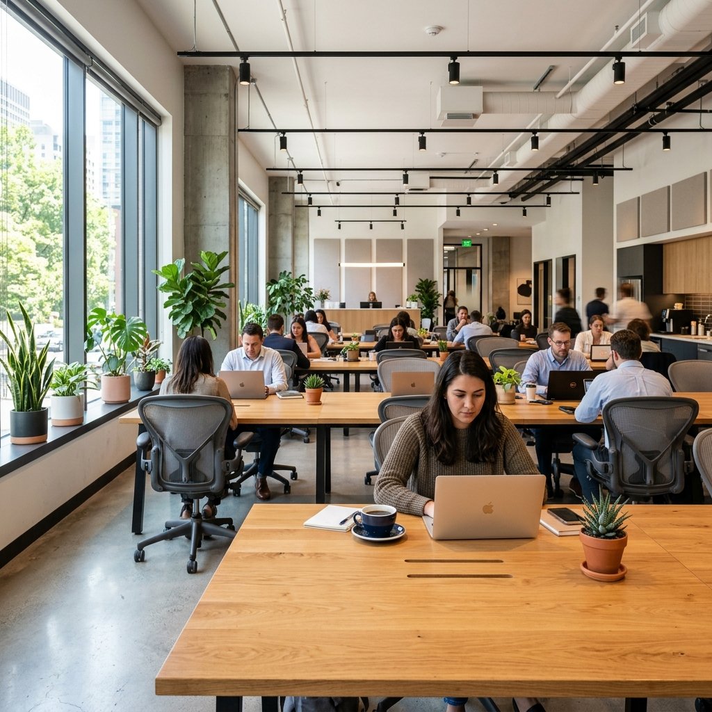Open Hot Desk Area